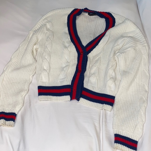 Cream knit sweater - Picture 1 of 5